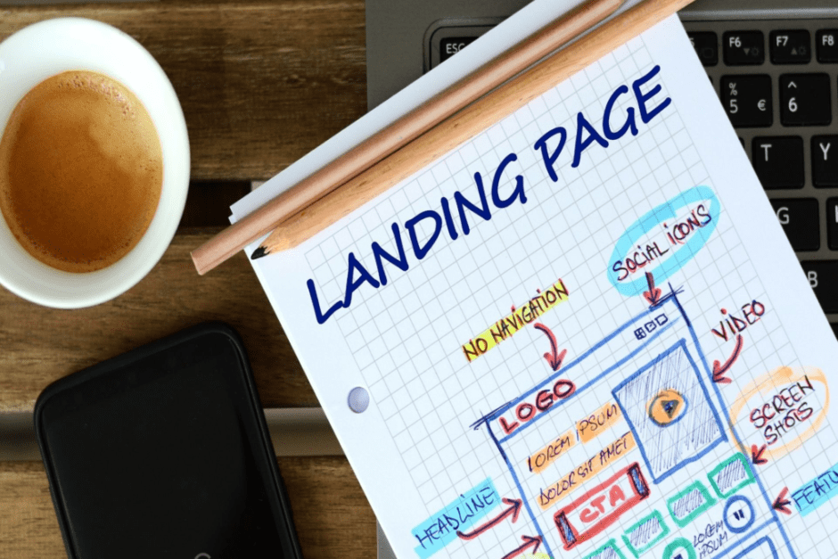 What is a landing page?